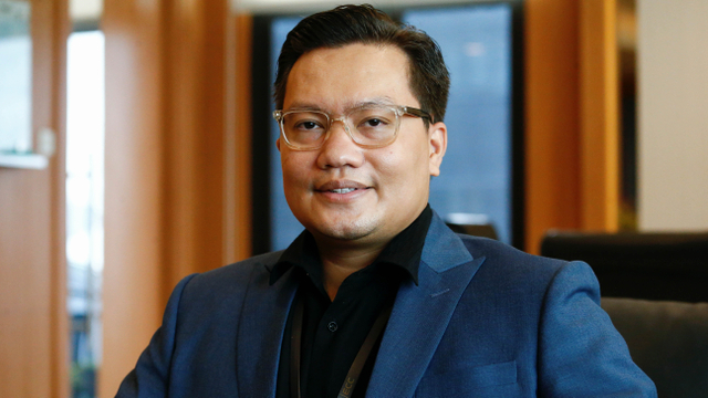 Direktur Utama BRI Agro Kaspar Situmorang. Foto: REUTERS / Ajeng Dinar Ulfiana