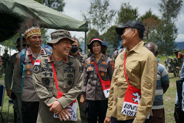 Pimpinan Operasi Satgas Nemangkawi.  Foto: Dok Satgas Nemangkawi