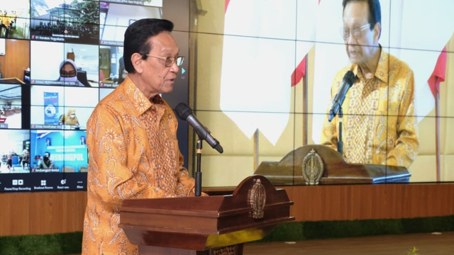 Gubernur DIY, Sultan HB X, saat meluncurkan gerakan Indonesia Raya Bergema di Kompleks Kepatihan, Yogya, Kamis (20/5). Foto: Dokumen Yudee007