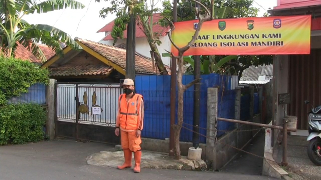 Suasana lockdown RT 3 RW 3, Cilangkap. Foto: Dok. Istimewa