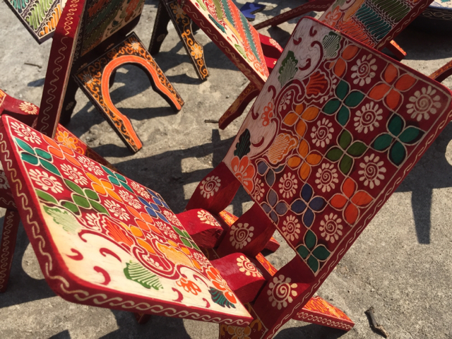 Contoh hasil batik kayu. Sumber: pribadi