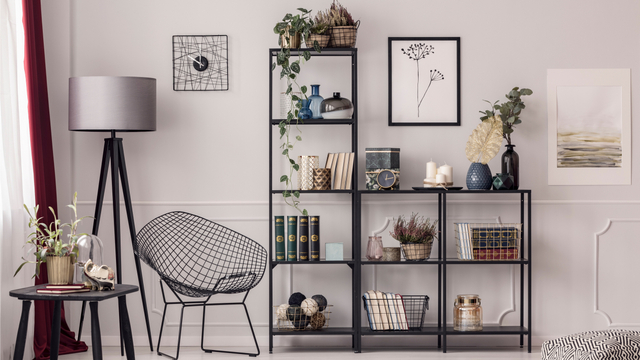 Ilustrasi dekorasi rumah dengan buku. Foto: Shutter Stock