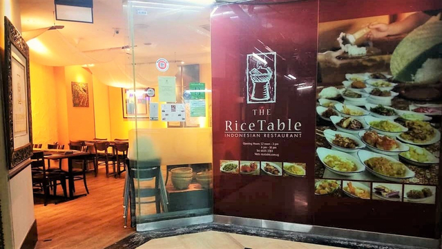 Restoran Indonesia The Rice Table di Singapura resmi tutup Foto: Dok.Ricetable_Singapore/Instagram