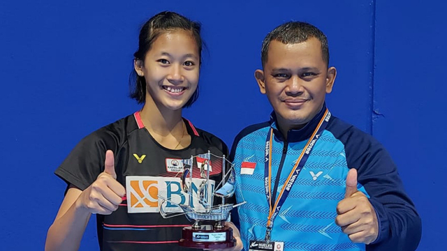 Putri Kusuma Wardhani, juara Spain Masters 2021. Foto: PBSI