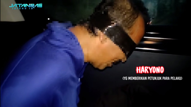 Haryono, dukun yang melakukan ruwatan. Foto: Youtube/Jatanras Polda Jateng