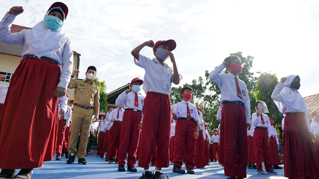 Ilustrasi siswa sekolah dasar (SD) negeri. Foto: Adiwinata Solihin/ANTARA FOTO