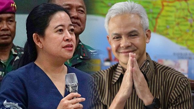 Puan Maharani dan Ganjar Pranowo. Foto: kumparan