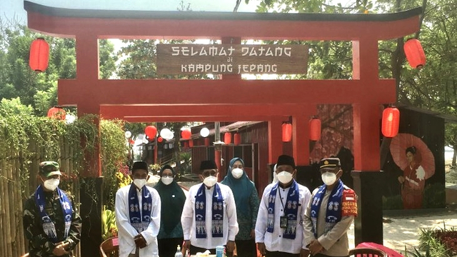 Suasana di Kampung Jepang, Kepulauan Seribu, Jakarta. Foto: Abdu Faisal/ANTARA