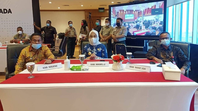 Tiga kabupaten di Sulawesi Barat, yakni Mamuju, Majene, dan Mamasa menerima dana stimulan untuk rumah yang rusak imbas gempa 6,2 magnitudo. Foto: Dok. Humas Pemkab Majene