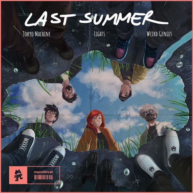 Artwork single Last Summer dari Weird Genius, Tokyo Machine, dan Lights. Foto: Monstercat