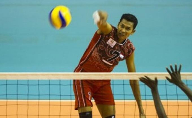 Ayip Rizal, Eks pemain Timnas Voli Indonesia. Foto: ANTARA