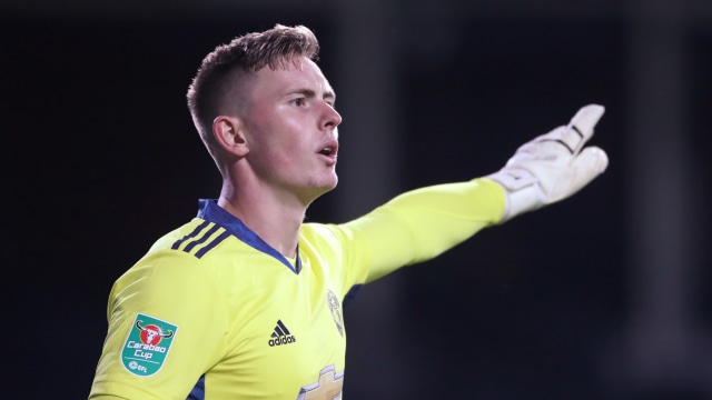 (Penjaga gawang Manchester United, Dean Henderson. Foto: Nick Potts/REUTERS)