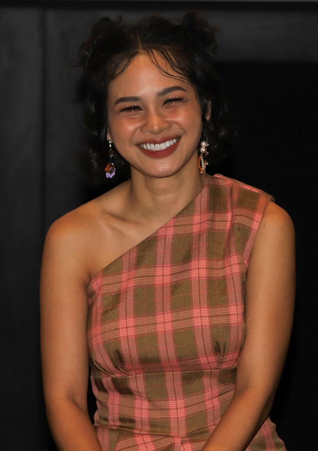 Musisi Andien saat konferensi pers sekaligus pemutaran single film pendek berjudul "Selamat Jalan Kekasihku" di Jakarta, Jumat, (28/5). Foto: Ronny