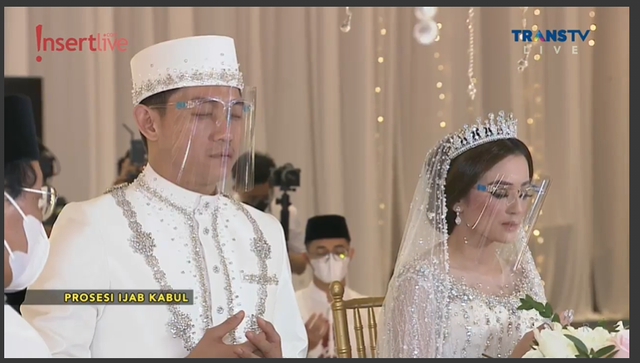 Pernikahan Ifan Seventeen dan Citra Monica. Foto: Insertlive