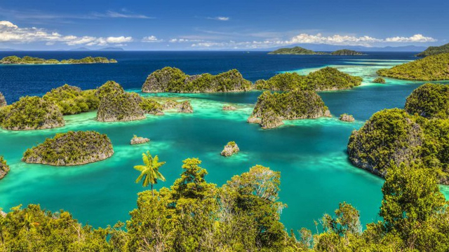 Keindahan Raja Ampat Pupua yang luar biasa. Sumber: Kemeterian PUPR