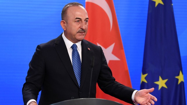 Menlu Turki Mevlut Cavusoglu. Foto: Annegret Hilse/REUTERS