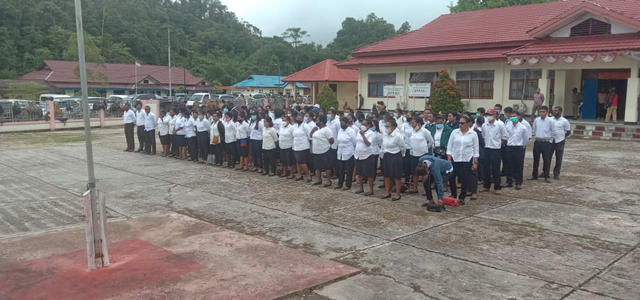CPNS Baru Kabupaten Maybrat saat diberikan arahan