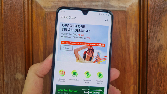 Ilustrasi Oppo Store. Foto: Bianda Ludwianto/kumparan