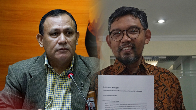 Firli Bahuri dan Giri Suprapdiono. Foto: kumparan