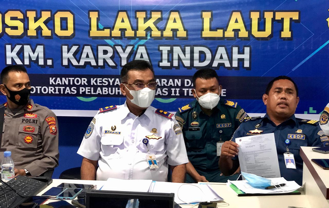 Konferensi pers KSOP Ternate. Foto: Samsul Hi Laijou/cermat