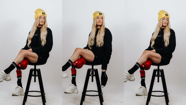 Bernadette Hagans, model asal Belfast, Irlandia Utara Foto: Instagram @bernadettehagans