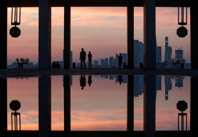 Ilustrasi pembangunan kota. Foto: REUTERS/Maxim Shemetov