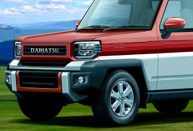 Foto Olah Digital Daihatsu Rugger. Foto: dok. Response.jp