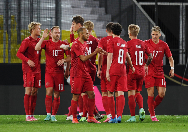 Pertandingan Persahabatan Internasional antara Jerman vs Denmark di Stadion Tivoli, Innsbruck, Austria, Rabu (2/6). Foto: Angelika Warmuth/Reuters