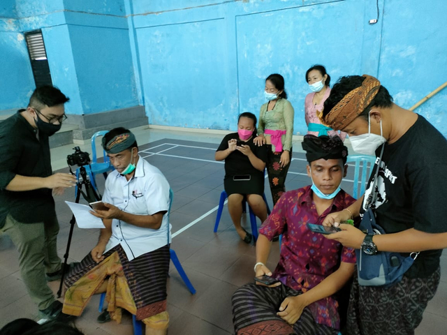 Workshop komunikasi bertajuk “Desa Melek Digital”, di Desa Panda Gede, Tabanan, Bali, pada Kamis (27/5/2021). Foto: dok