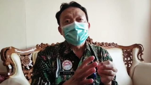 Ketua IDI Cabang Brebes dr Rasipin yang juga Direktur RSUD Brebes