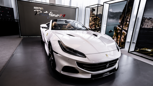 Tampilan depan Ferrari Ferrari Portofino M. Foto: Bangkit Jaya Putra/kumparan