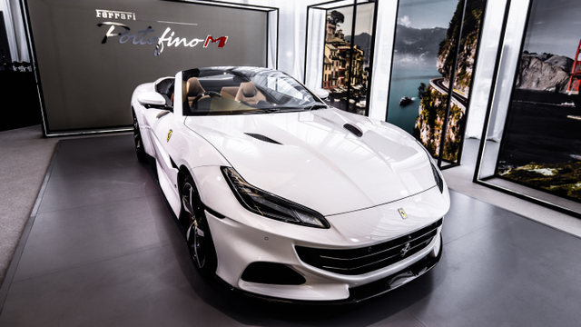 Tampilan depan Ferrari Ferrari Portofino M. Foto: Bangkit Jaya Putra/kumparan