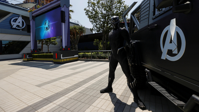 Kampus Avengers di Disneyland California, AS. Foto: REUTERS/Mario Anzuoni