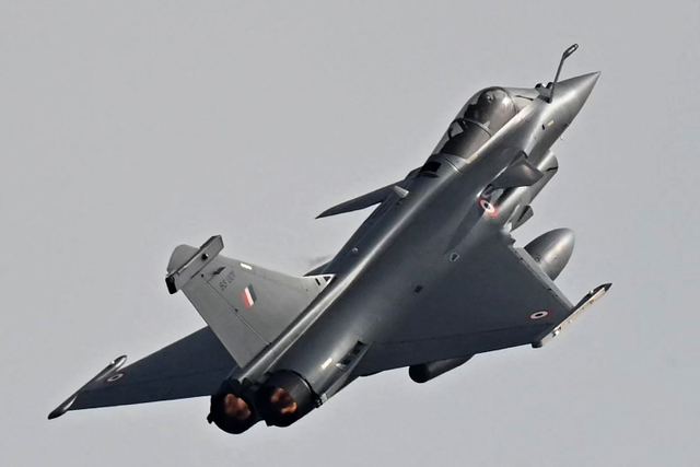 Jet tempur Rafale Angkatan Udara India. Foto: Jewel SAMAD/AFP
