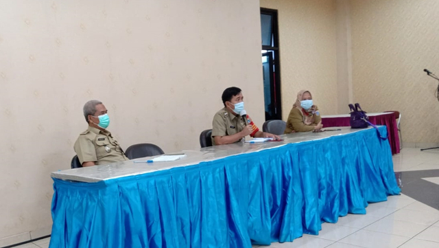 Hasil koordinasi lurah Cilangkap dengan Ka Puskesmas Kec. Cipayung. Foto: Dok. Nasir