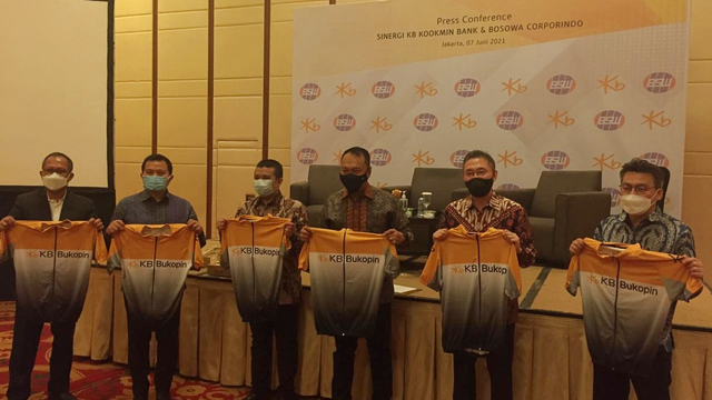Konferensi pers sinergi KB Kookmin dan Bosowa Corporindo, dua pemegang saham KB Bukopin, Senin (7/6). Foto: Muhammad Darisman/kumparan