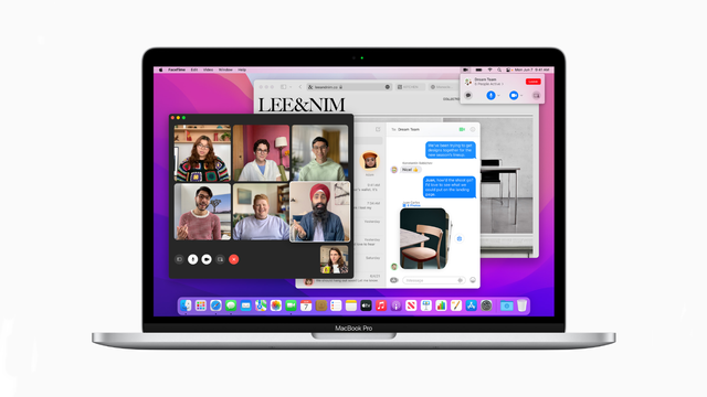 Tampilan macOS Monterey. Foto: Dok. Apple
