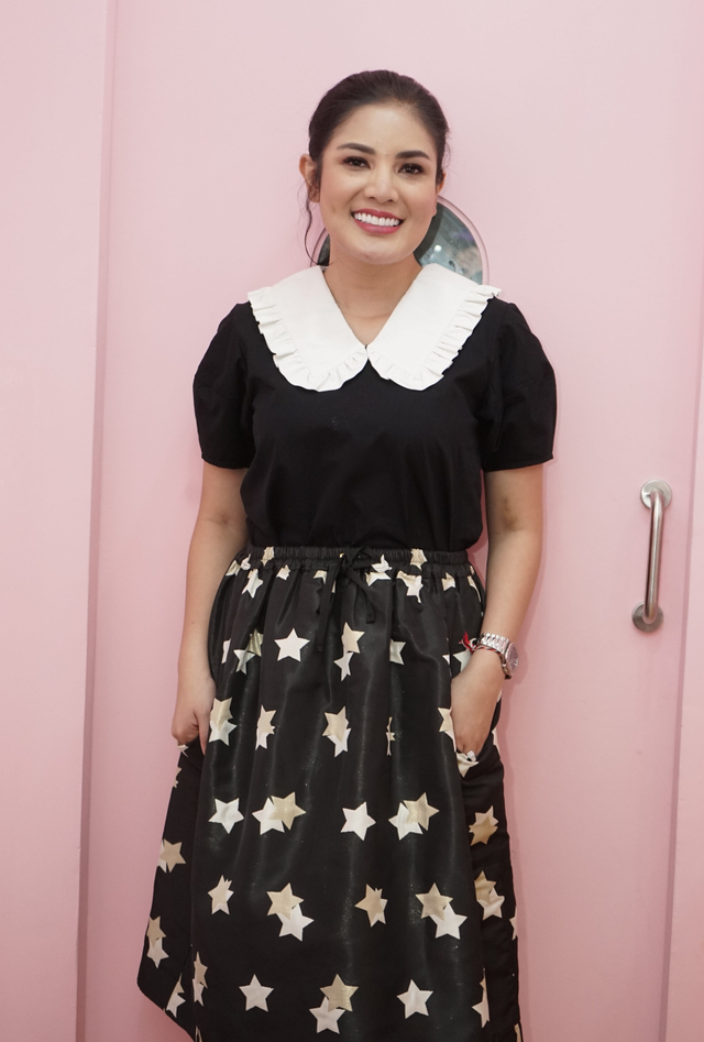 Nindy Ayunda saat ditemui di kawasan Blok M, Jakarta, Selasa, (8/6). Foto: Ronny