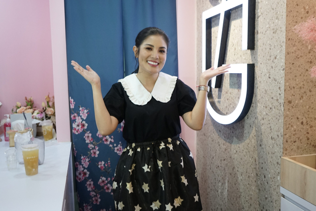 Nindy Ayunda saat ditemui di kawasan Blok M, Jakarta, Selasa, (8/6). Foto: Ronny