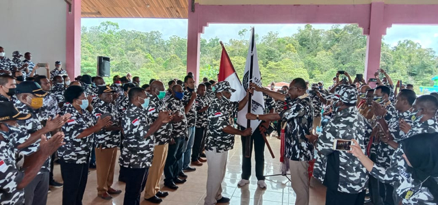 Pelantikan pengurus Baprea Kabupaten Maybrat