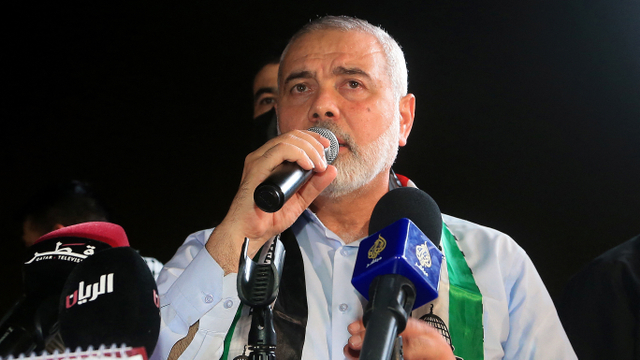 Kepala biro politik Hamas Ismail Haniyeh. Foto: Karim Jaafar/AFP