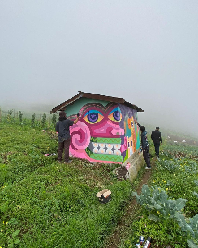 Mural di Gubuk dok IG ardankuk