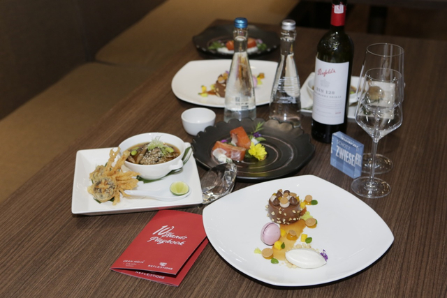 Makanan dalam menu 10 Hands Dinner Hotel Gran Melia Jakarta Foto: Dok.GranMeliaJakarta