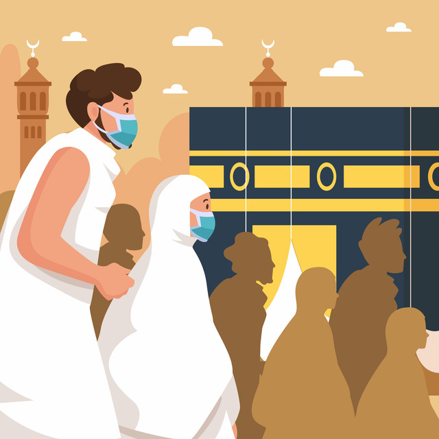 Ilustrasi ibadah haji, sumber: www.freepik.com
