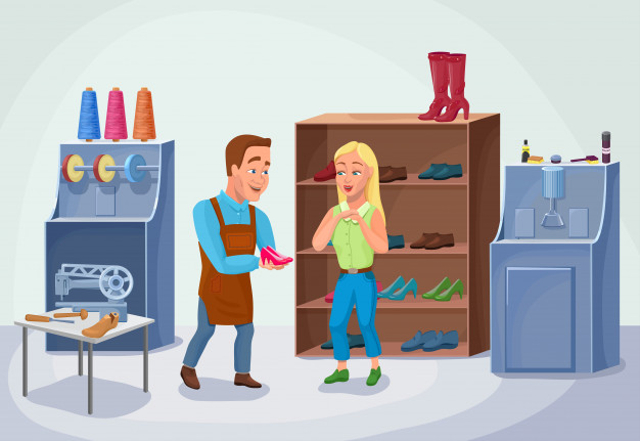 Ilustrasi Pembuat Sepatu. Foto: Freepik