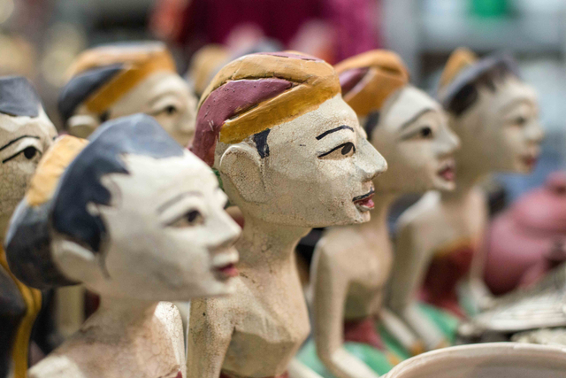 Patung Sarimbit sebagai hasil karya 3 dimensi. Sumber: Flickr.com