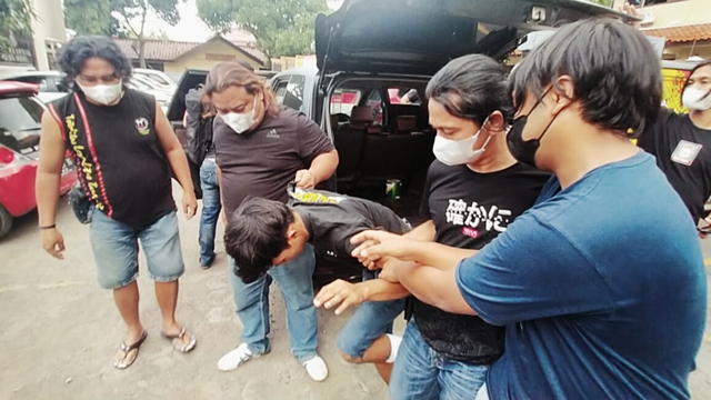 Polisi akhiré nyekel bégal sing maténi ojol nang Kersana, Kabupatén Brebes, dina Jemuah (11/6/2021) wingi.