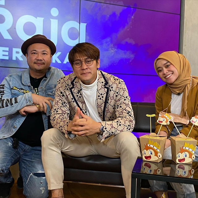 Basuki Surodjo, Rizky Billar, dan Lesty Kejora. Foto: Instagram/basukisurodjo