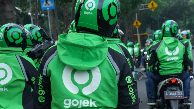 Ilustrasi driver Gojek. (dok)