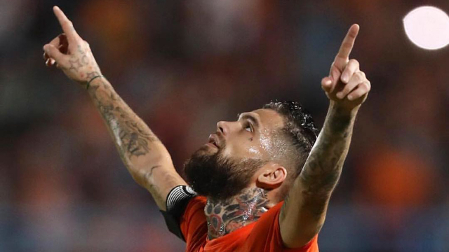 Pesepak bola, Diego Michiels. Foto: Instagram @diegomichiels24